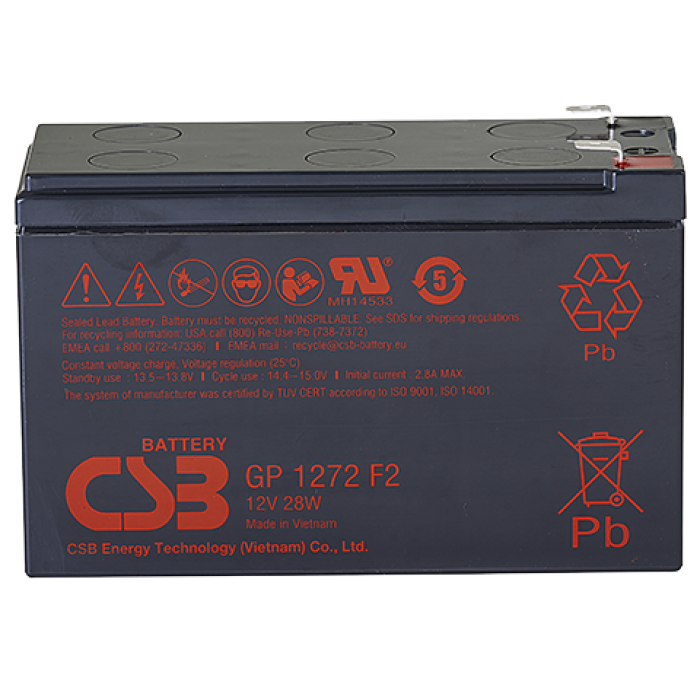 Аккумулятор GP1272 F2 (12V28W) CSB