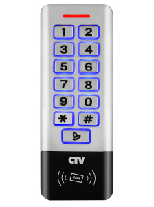 Контроллер-считыватель CTV-KR20 EM с кодонаборной панелью для считывания кодов бесконтактных идентиф
