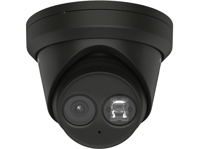 Видеокамера DS-2CD2383G2-IU(BLACK)(2.8mm) 8Мп уличная IP-камера с EXIR-подсветкой до 30м и технологи