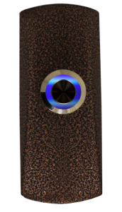 Кнопка выхода TS-CLICK light (медный антик) с подсветкой для накладного монтажа в корпусе из цинково