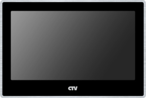 Видеодомофон CTV-M4704AHD В(чёрный) формата AHD с IPS экраном 7", Hands free, встроенный детектор д