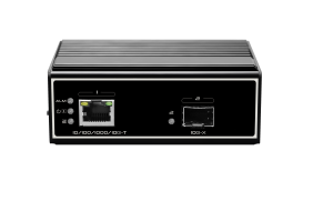 Медиаконвертер GIGALINK GL-MC-UTP10G-SFP10G-TH-BOX-UPS многофункциональный неуправляемый 10G 1 порт 