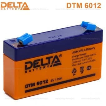 Купить Аккумулятор DTM 6012, 6В/1,2Ач 