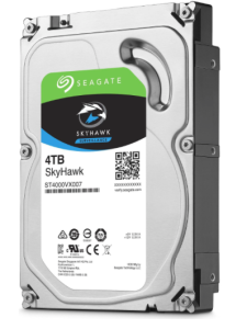 Жёсткий диск 4Tб SEAGATE SkyHawk ST4000VX013 для систем видеозаписи, 3.5"/5900 rpm/64Mb/SATA-III  