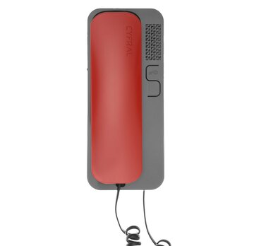 Купить Трубка Cyfral Unifon Smart U (КРАСНО-ГРАФИТ) КООРДИНАТНАЯ совместима с домофонными системами Цифрал