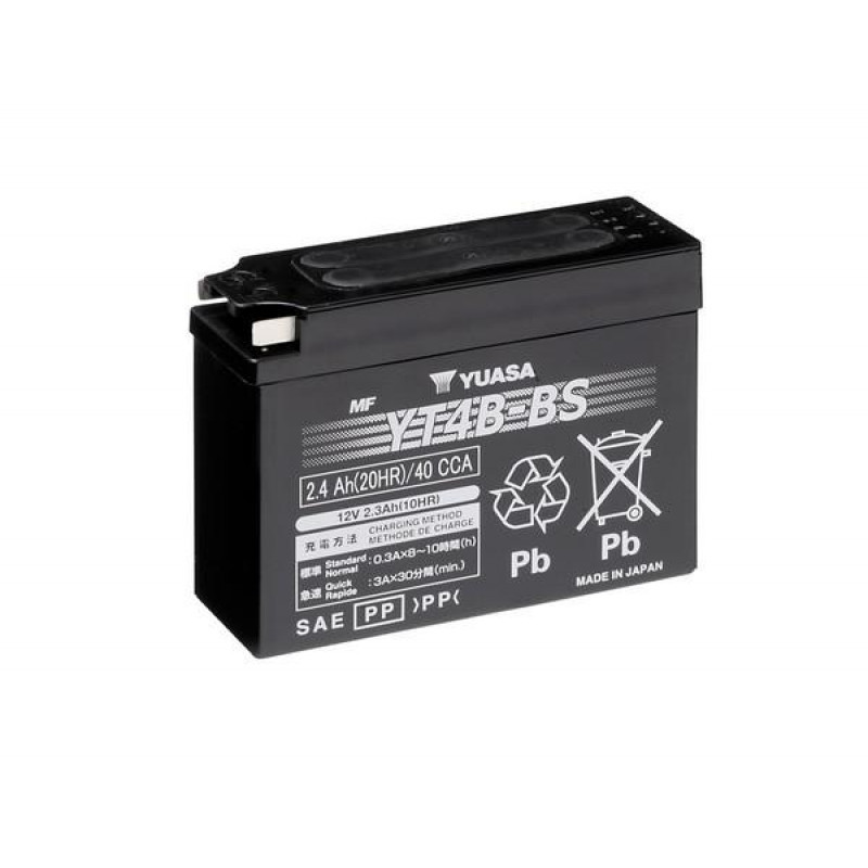 Аккумулятор YUASA YT4B-BS(YT4B-5) 12 В 2,3 Ач