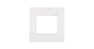 Лицевая панель NIKOMAX под 1 вставку 50х50мм, британского формата, белая