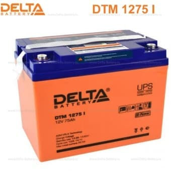 Купить Аккумулятор DTM 1275 I 12/75 В/Ач 260х168х219 мм