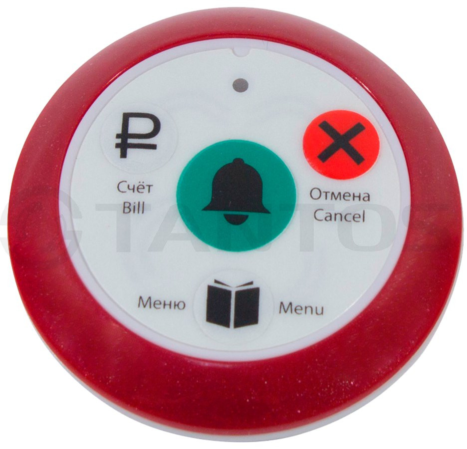 Кнопка вызова TSw-BR4 Кнопка вызова радиоканальная (передатчик) 
4 кнопочный
круглый дизайн 
цвет