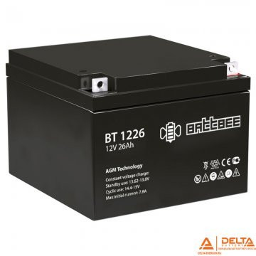 Купить Аккумулятор BT 1226 12/26 В/Ач 167х175х126 мм