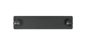 Адаптерная панель-заглушка NIKOMAX, стальная, черная