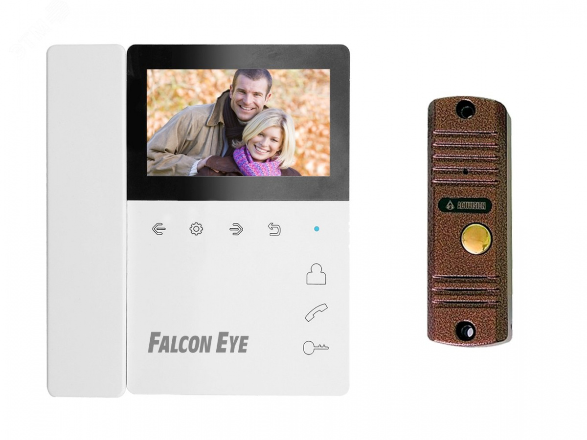 Комплект видеодомофона Lira + AVC-305 (PAL) Медь Falcon Eye