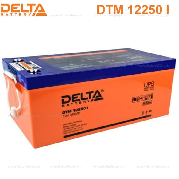 Купить Аккумулятор Delta DTM 12250 I, 12V / 250Ah герметизированный VRLA cвинцово-кислотный
