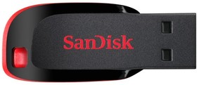 Флеш Диск SDCZ50-016G-B35 16Gb Cruzer Blade USB2.0 черный. Sandisk 