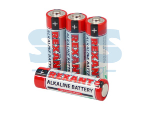 Батарейка алкалиновая AA/LR6, 1, 5 V 2700 mAh. 4 штуки в блистерной упаковке.