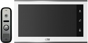 Комплект CTV-DP2702MD W(белый) в одной коробке (антивандальная вызывная панель CTV-D1000HD и цветной