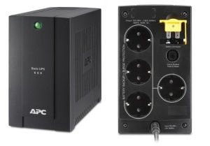 Блок питания APC Back-UPS BC650-RSX761 back, время работы при полной нагрузке до 2мин, мощность: 650