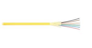 Кабель волоконно-оптический LSZH нг(A)-HFLTx, желтый 8 волокон, одномодовый 9/125мкм, стандарта OS2,