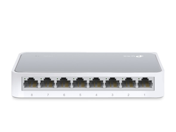 Купить Коммутатор TL-SF1008G 8-портовый гигабитный настольный коммутатор, ПОРТЫ: 8 гигабитных портов RJ45, 
