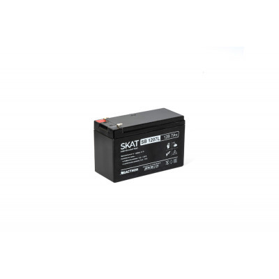 Купить Аккумулятор SKAT SB 1207L свинцово-кислотный AGM 12V 7Ач Iзар.2,1А