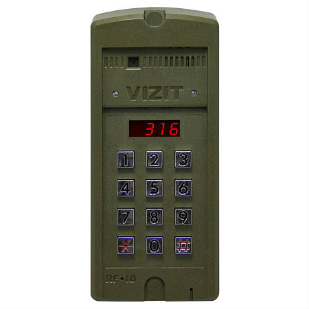 Купить Блок вызова БВД-316F, для совместной работы с БУД-302(М,К-20,К-80),БУД-430,БУД-485. Встроенный считы