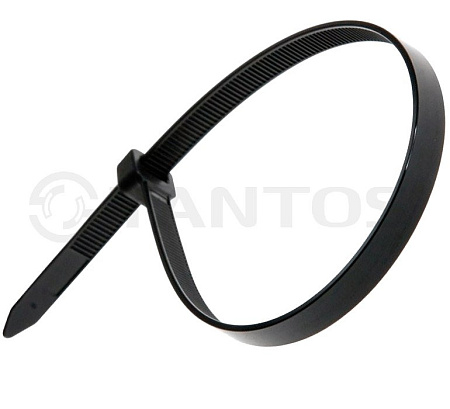 Купить Хомут nylon 150x3,6 мм 100 шт. чёрный Tantos Хомут нейлоновый (кабельная стяжка) из нейлона высокой 