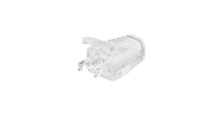 Купить Защитный колпачок NMC-RJBOOT65A-TR-100 NIKOMAX для коннекторов RJ45, под кабели диаметром 6,5мм, с з