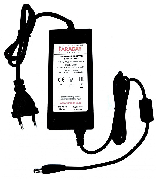 Купить Блок питания 60W/12V/5A
