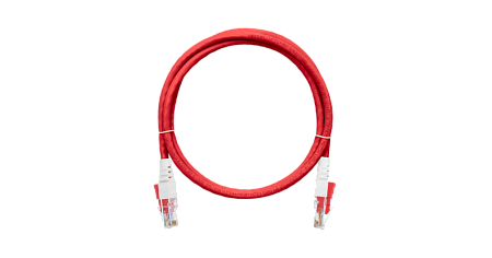 Купить Коммутационный шнур NIKOMAX красный 0.15м PVC нг(А) NMC-PC4UD55B-001-RD U/UTP 4 пары, Кат.5е (Кла
