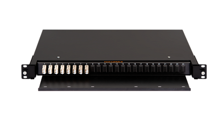 Купить Оптический кросс NMF-RP36LCUM4-TS-P1-1U-BK NIKOMAX 19&quot; Premium Line, 1U, укомплектованный на 36 пор