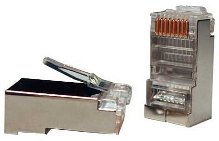 Купить Коннектор RJ-45 (8P8C) экранированный RIPO