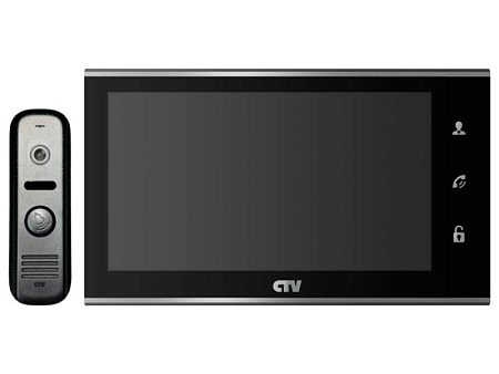 Купить Комплект CTV-DP2702MD В(чёрный) в одной коробке (антивандальная вызывная панель CTV-D1000HD и цветно