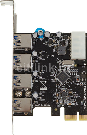 Купить Контроллер PCI-E VIA VL805 4xUSB 3.0 Bulk(asia pcie 4p usb 3.0)