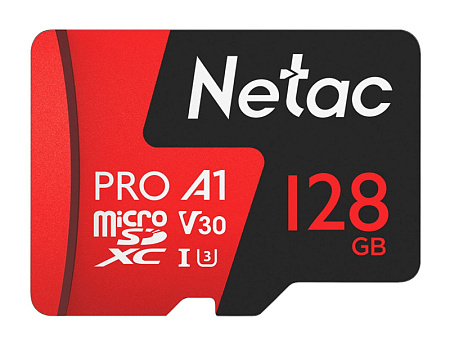 Купить Карта памяти microSD 128Gb P500 Netac Extreme Pro 128GB, Retail version card only