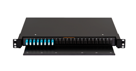 Купить Оптический кросс NMF-RP36LCAS2-TS-P1-1U-BK NIKOMAX 19&quot; Premium Line, 1U, укомплектованный на 36 пор