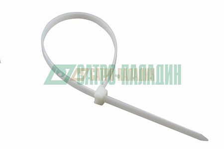Купить Хомут nylon 4.0 х 200 мм 100 шт белый REXANT 