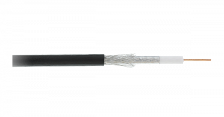 Купить Кабель RG-11 (75 Ом) коаксиальный, одножильный, CCS (омедненная сталь), внешний, PE до -40C, NETLAN,