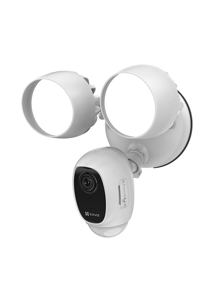 Купить Видеокамера LC1C White (2,8мм) 2МП уличная камера с встроенным прожектором, сиреной и датчиком движе