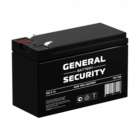 Купить Аккумулятор GSL 12V- 9А/ч. General Security 