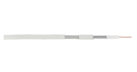Купить Кабель RG-11(75 Ом) коаксиальный, одножильный, CCS (омедненная сталь), внутренний, PVC нг(A), NETL