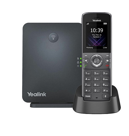 Купить Телефон YL-W73P, беспроводной телефон с базой DECT-трубка Yealink W73P DECT (база W70B+трубка W73H) 