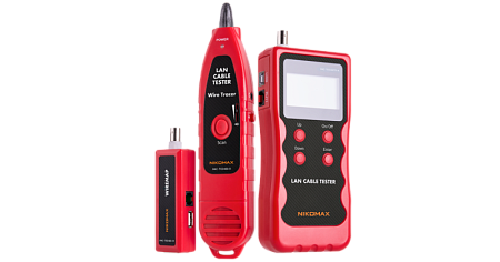 Купить Тестер NMC-TED400TR кабельный с LCD дисплеем, UTP/STP RG45, RG12,RG11,BNC,(USB, TEL, COAX) LAN teste