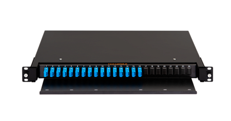 Купить Оптический кросс NMF-RP16STUS2-TS-P1-1U-BK NIKOMAX 19&quot; Premium Line, 1U, укомплектованный на 16 пор