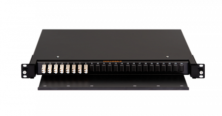 Купить Оптический кросс NMF-RP16LCUM4-TS-P1-1U-BK NIKOMAX 19" Premium Line, 1U, укомплектованный на 16 пор
