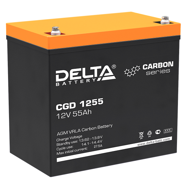 Купить Аккумулятор CGD 1255 12/55 В/Ач
