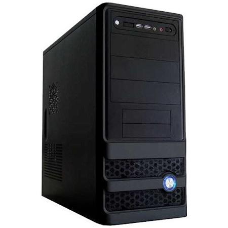 Купить Корпус ATX Foxline FL-911B-FZ-450R 450W, 2xUSB, Black, 8cm. fan on the rear, 12 cm fan PSU, power co