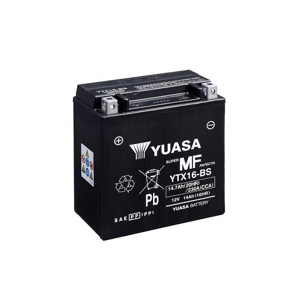 Купить Аккумулятор YUASA YTX16-BS 12 В 14 Ач