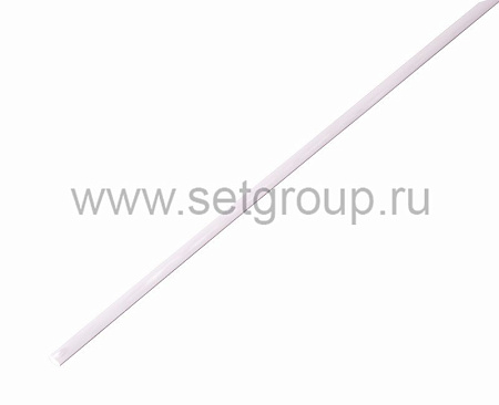 Купить Термоусадка 3.5/1.75мм., белая.1 метр.(Rexant)