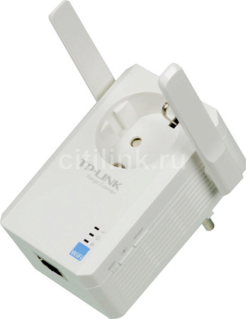 Купить Усилитель TL-WA860RE(повторитель) беспроводного сигнала, 1x10/100Base-TX + 802.11n/g/b (до 300Mbit/