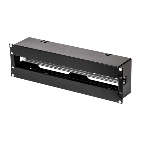 Купить Панель 19&quot; с DIN-рейкой, 3U, Ш481хВ133хГ97мм, черная